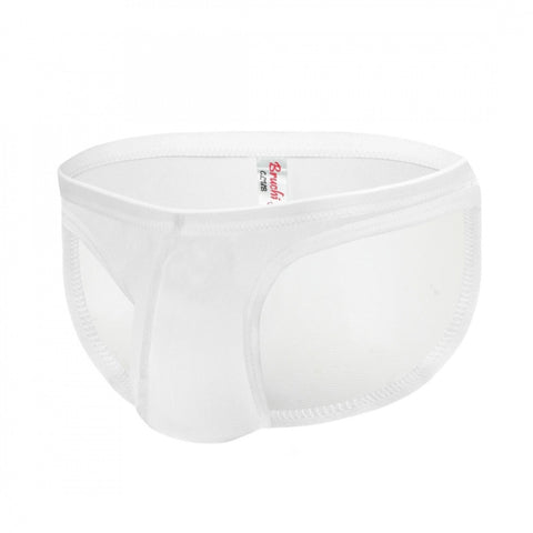 Generic Men's Mesh Power Net Men Transparent Briefs Underwear (White) Generic Men's Mesh Power Net Men Transparent Briefs Underwear (White)