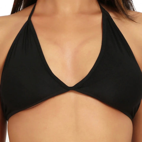 Generic Women's Nylon Spandex Black Bikini Sexy Bra Panty (Black) Generic Women's Nylon Spandex Black Bikini Sexy Bra Panty (Black)