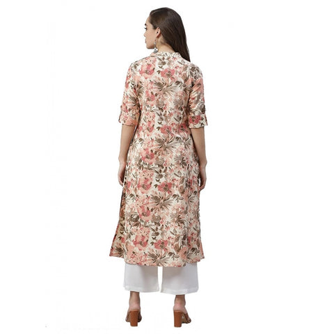 Generic Women's Cotton Printed Floral Print Kurti (Multicolor, Cotton) Generic Women's Cotton Printed Floral Print Kurti (Multicolor, Cotton)