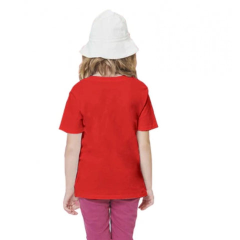 Generic Girls Cotton Rowdy Baby Half Sleeve TShirt (Red) Generic Girls Cotton Rowdy Baby Half Sleeve TShirt (Red)