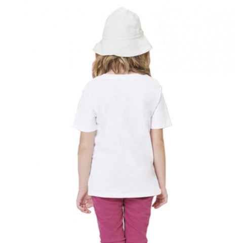 Generic Girls Cotton Baby Shark Half Sleeve TShirt (White) Generic Girls Cotton Baby Shark Half Sleeve TShirt (White)