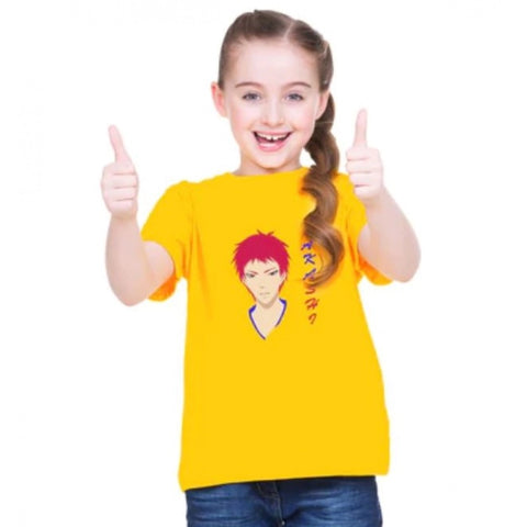 Generic Girls Cotton Akashi Half Sleeve TShirt (Yellow) Generic Girls Cotton Akashi Half Sleeve TShirt (Yellow)