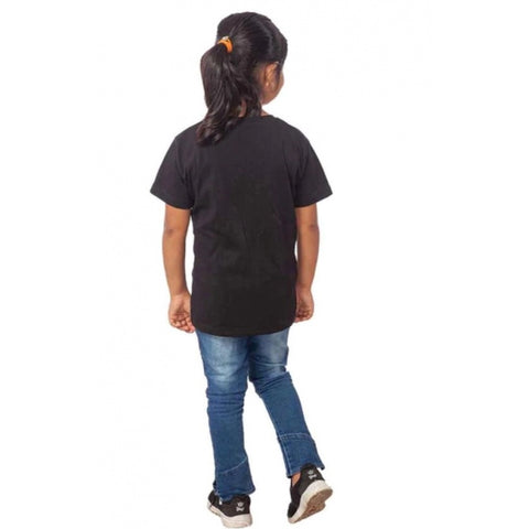 Generic Girls Cotton Drama Queen Half Sleeve TShirt (Black) Generic Girls Cotton Drama Queen Half Sleeve TShirt (Black)