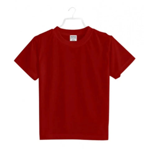 Generic Boys Cotton Plain Half Sleeve TShirt (Maroon) Generic Boys Cotton Plain Half Sleeve TShirt (Maroon)