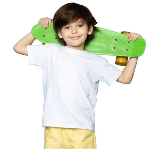 Generic Boys Cotton Plain Half Sleeve TShirt (White) Generic Boys Cotton Plain Half Sleeve TShirt (White)