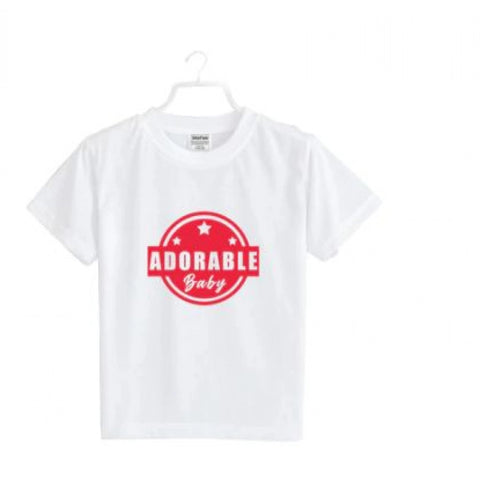Generic Boys Cotton Adorable Baby Half Sleeve TShirt (White) Generic Boys Cotton Adorable Baby Half Sleeve TShirt (White)
