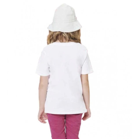 Generic Girls Cotton Akashi Half Sleeve TShirt (White) Generic Girls Cotton Akashi Half Sleeve TShirt (White)