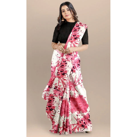 Generic Women's Joya Silk Saree with Blouse (Pink, 5-6 Mtrs) Generic Women's Joya Silk Saree with Blouse (Pink, 5-6 Mtrs)