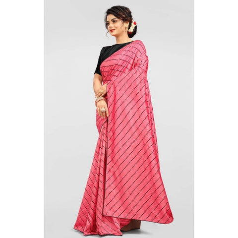 Generic Women's Vichitra Saree with Blouse (Gajari, 5-6 Mtrs) Generic Women's Vichitra Saree with Blouse (Gajari, 5-6 Mtrs)