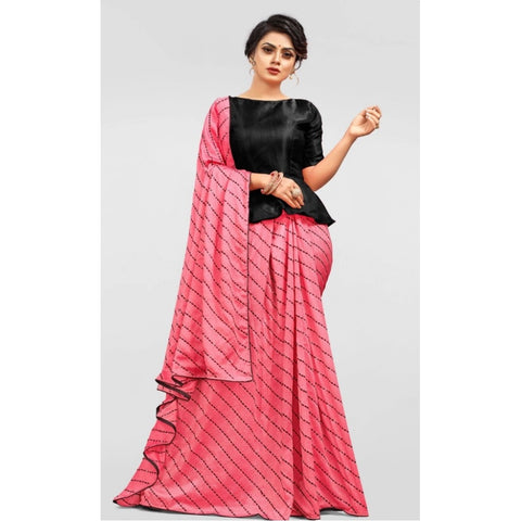 Generic Women's Vichitra Saree with Blouse (Gajari, 5-6 Mtrs) Generic Women's Vichitra Saree with Blouse (Gajari, 5-6 Mtrs)