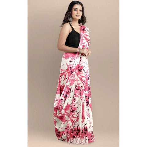 Generic Women's Joya Silk Saree with Blouse (Pink, 5-6 Mtrs) Generic Women's Joya Silk Saree with Blouse (Pink, 5-6 Mtrs)