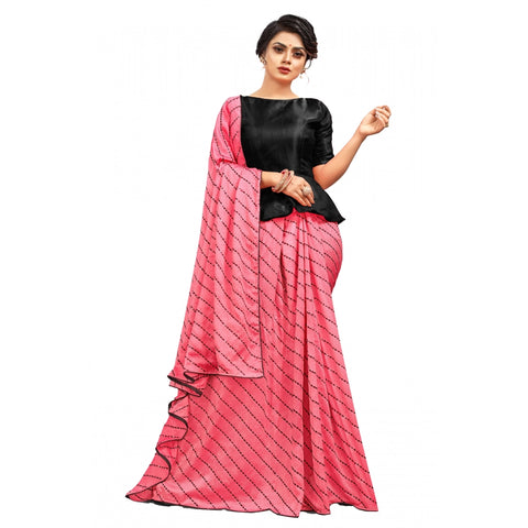 Generic Women's Vichitra Saree with Blouse (Gajari, 5-6 Mtrs) Generic Women's Vichitra Saree with Blouse (Gajari, 5-6 Mtrs)