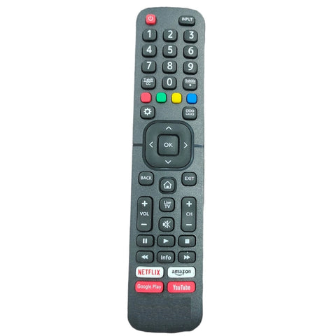 Generic Remote with YouTube, Netflix and Prime Video (No Voice), Compatible with Vu Smart TV LCD/LED Remote (Exactly Same Remote will Only Work) Generic Remote with YouTube, Netflix and Prime Video (No Voice), Compatible with Vu Smart TV LCD/LED Remote (Exactly Same Remote will Only Work)
