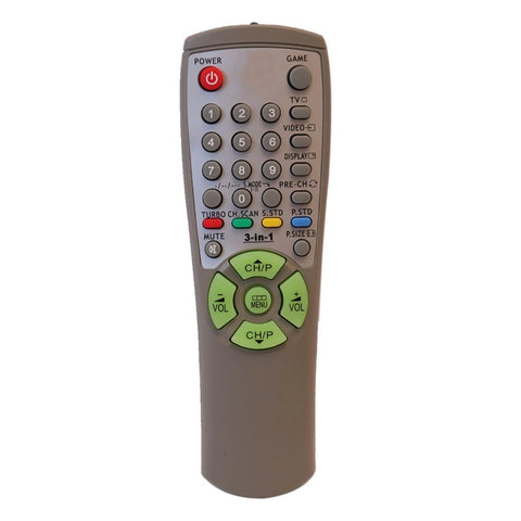 Generic CRT TV Remote No. 00258A SG16, Compatible with Samsung CRT TV Remote Control (Exactly Same Remote will Only Work) Generic CRT TV Remote No. 00258A SG16, Compatible with Samsung CRT TV Remote Control (Exactly Same Remote will Only Work)