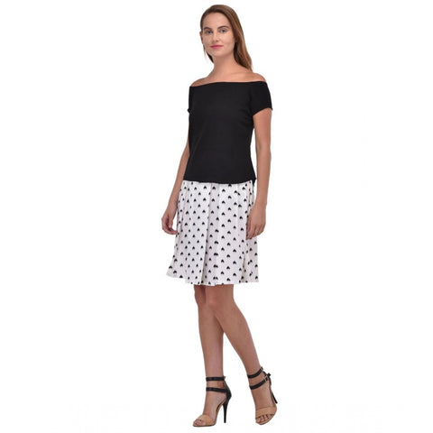 Generic Women's Cotton Blend Solid Short Sleeves Dress (Black) Generic Women's Cotton Blend Solid Short Sleeves Dress (Black)
