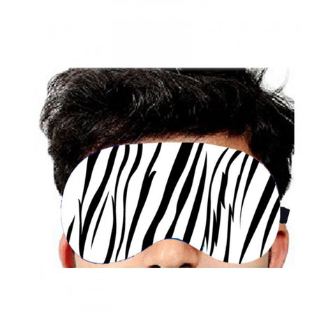 Generic Striped Printed Polyester Eyemasks (Black and white) Generic Striped Printed Polyester Eyemasks (Black and white)