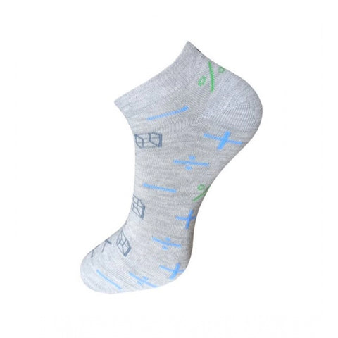 Generic 3_Pair Set Unisex Casual Cotton Printed Ankle Length Socks (Multicolor) Generic 3_Pair Set Unisex Casual Cotton Printed Ankle Length Socks (Multicolor)