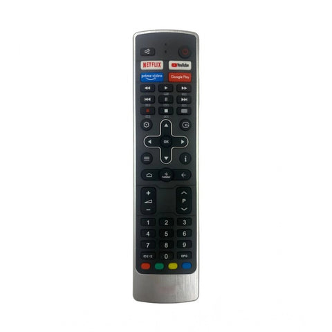 Generic Smart TV Remote No. 1132 with YouTube- Netflix Replacement for Vu Smart TV LCD-LED Remote Control (Black) Generic Smart TV Remote No. 1132 with YouTube- Netflix Replacement for Vu Smart TV LCD-LED Remote Control (Black)