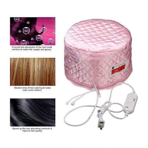 Generic Plastic Head Spa Cap Treatment with Beauty Steamer (Pink) Generic Plastic Head Spa Cap Treatment with Beauty Steamer (Pink)