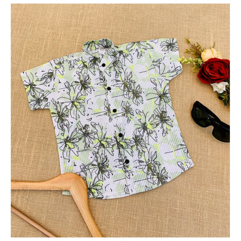 Generic Boy's Cotton Blend Printed Short Sleeve Shirt (MultiColor) Generic Boy's Cotton Blend Printed Short Sleeve Shirt (MultiColor)