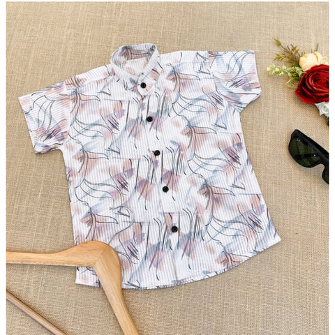 Generic Boy's Cotton Blend Printed Short Sleeve Shirt (MultiColor) Generic Boy's Cotton Blend Printed Short Sleeve Shirt (MultiColor)