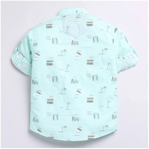 Generic Boy's Cotton Blend Printed Short Sleeve Shirt (MultiColor) Generic Boy's Cotton Blend Printed Short Sleeve Shirt (MultiColor)