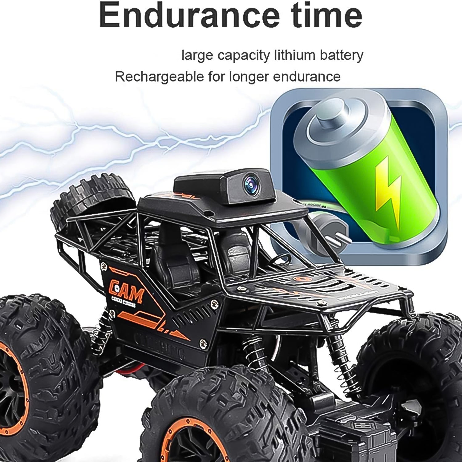 Remote Control Off-Road Truck with HD Camera