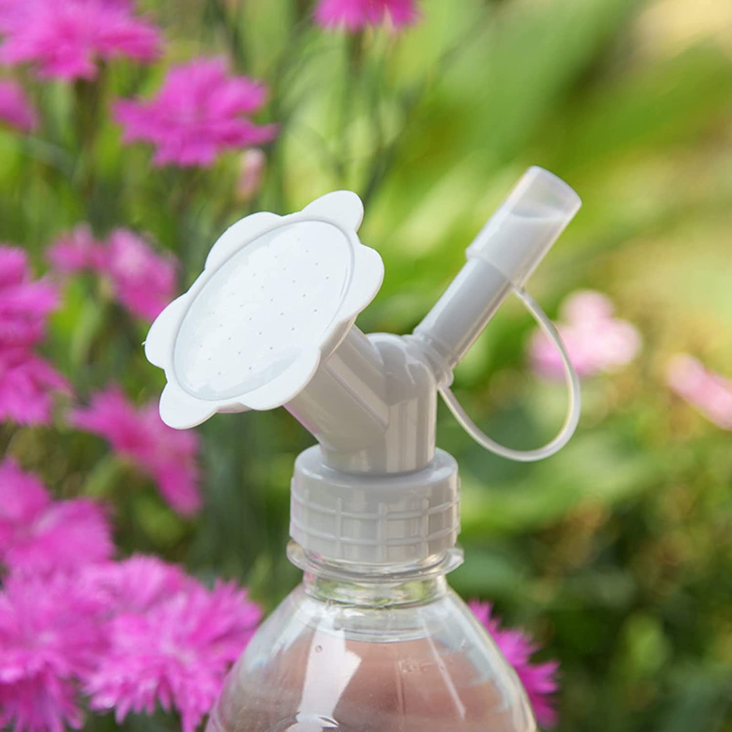 Bottle nozzle for garden and seedlings