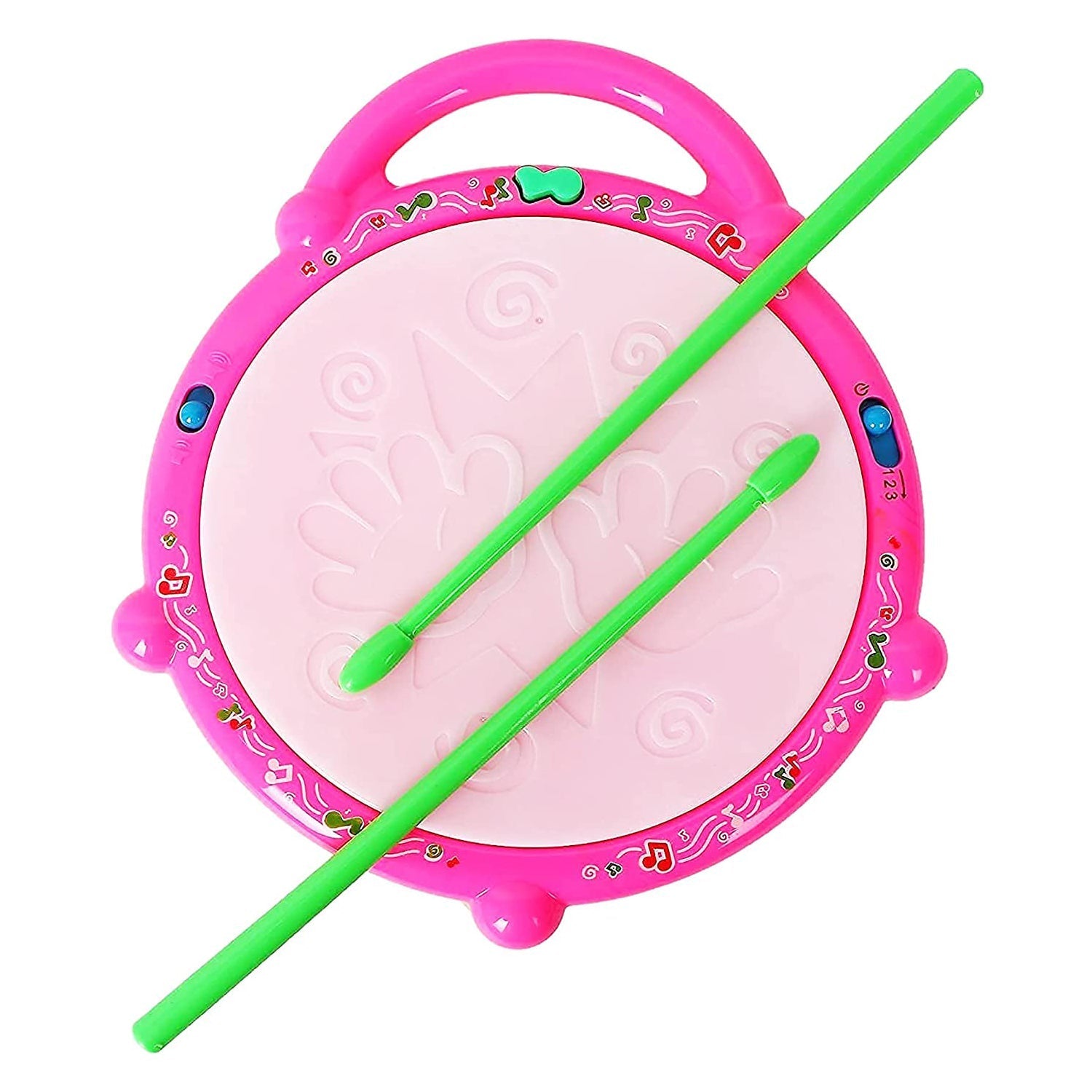 Kids’ drum with colorful lights and sound