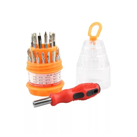 31-in-1 steel screwdriver set