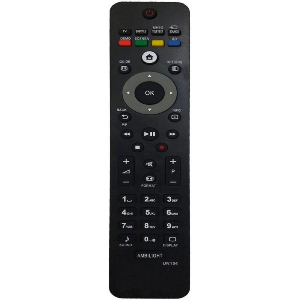 Generic LCD/LED Remote No. UN154, Compatible with Philips LCD/LED TV Remote Control (Exactly Same Remote will Only Work)
