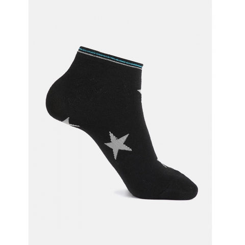 Generic 4 Pairs Unisex Casual Cotton Blended Printed Ankle length Socks (Assorted)