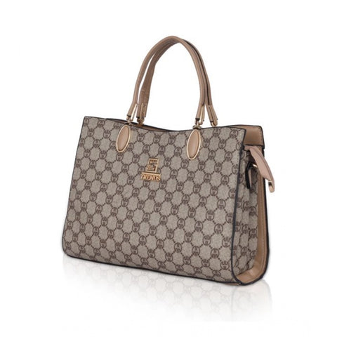 Generic Women's Faux Leather Printed Handbag (Hilver)