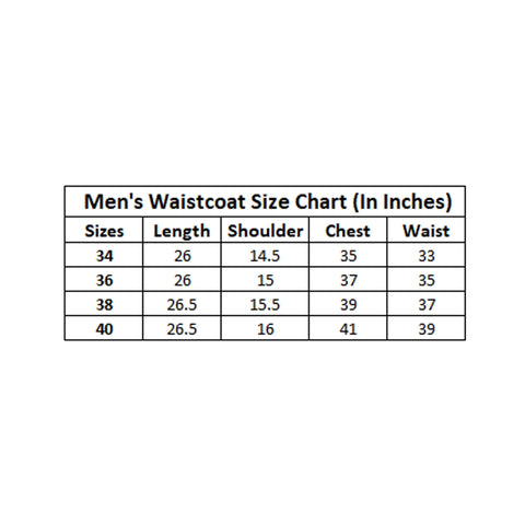 Generic Men's Jacquard Printed Full Sleeve Waistcoat (Blue)