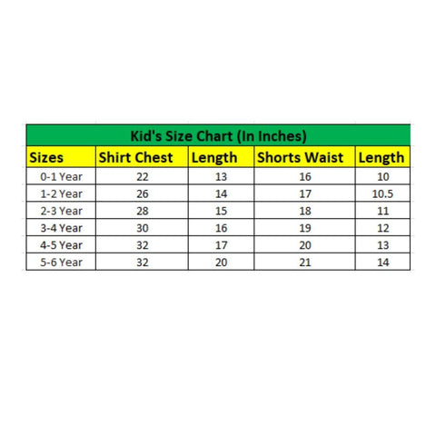 Generic Boy's Cotton Blend Printed Short Sleeve Shirt and Shorts Set (MultiColor)