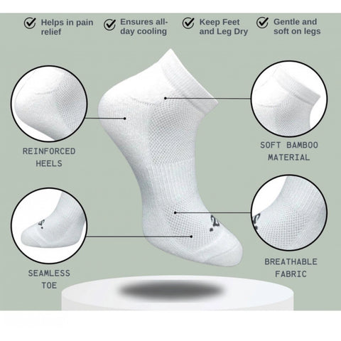 Generic 3_Pair Set Unisex Casual Cotton Printed Low Cut Socks (Multicolor)