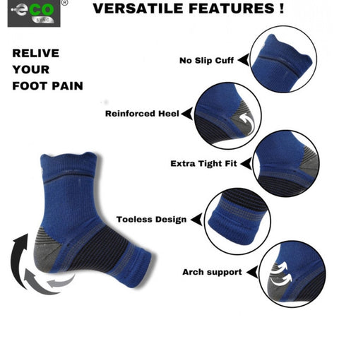 Generic 3_Pair Set Unisex Casual Cotton Printed Ankle Length Support Socks (Multicolor)