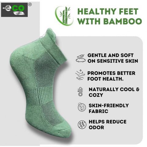 Generic 4_Pair Set Unisex Casual Cotton Printed Ankle Length Socks (Multicolor)