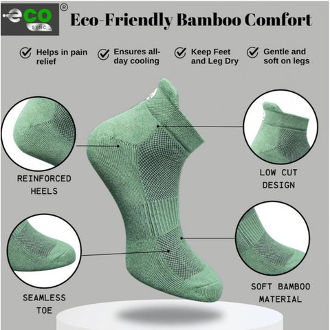 Generic 4_Pair Set Unisex Casual Cotton Printed Ankle Length Socks (Multicolor)