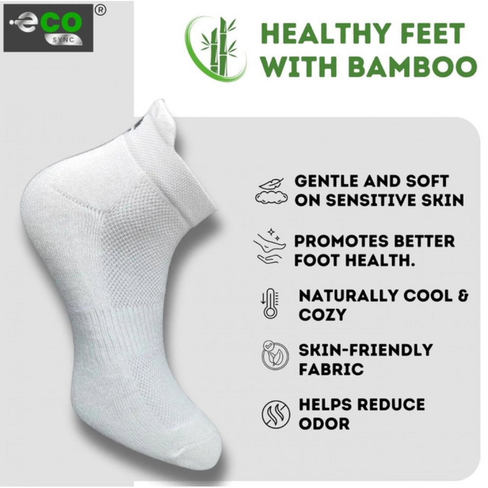 Generic 4_Pair Set Unisex Casual Cotton Printed Ankle Length Socks (Multicolor)