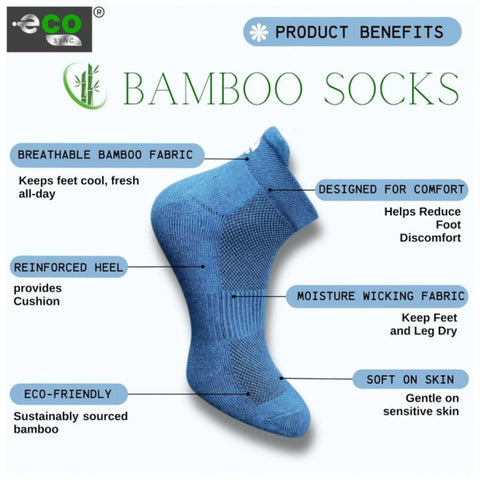 Generic 4_Pair Set Unisex Casual Cotton Printed Ankle Length Socks (Multicolor)