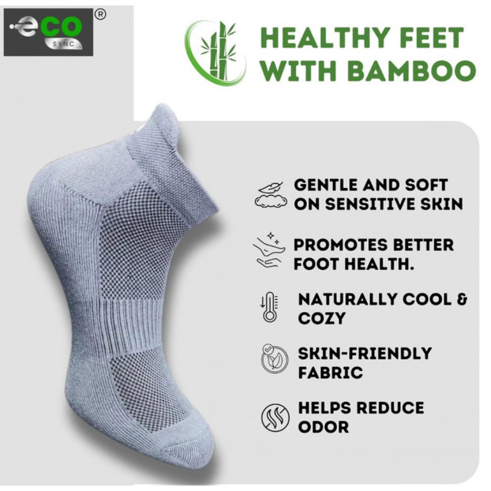 Generic 4_Pair Set Unisex Casual Cotton Printed Ankle Length Socks (Multicolor)