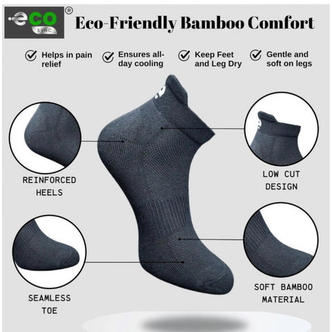 Generic 4_Pair Set Unisex Casual Cotton Printed Ankle Length Socks (Multicolor)