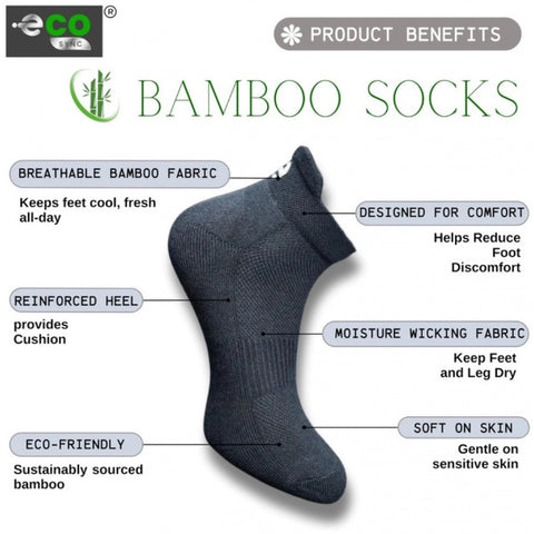 Generic 4_Pair Set Unisex Casual Cotton Printed Ankle Length Socks (Multicolor)