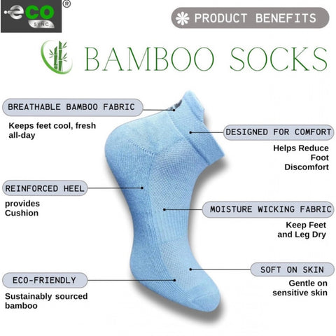 Generic 4_Pair Set Unisex Casual Cotton Printed Ankle Length Socks (Multicolor)