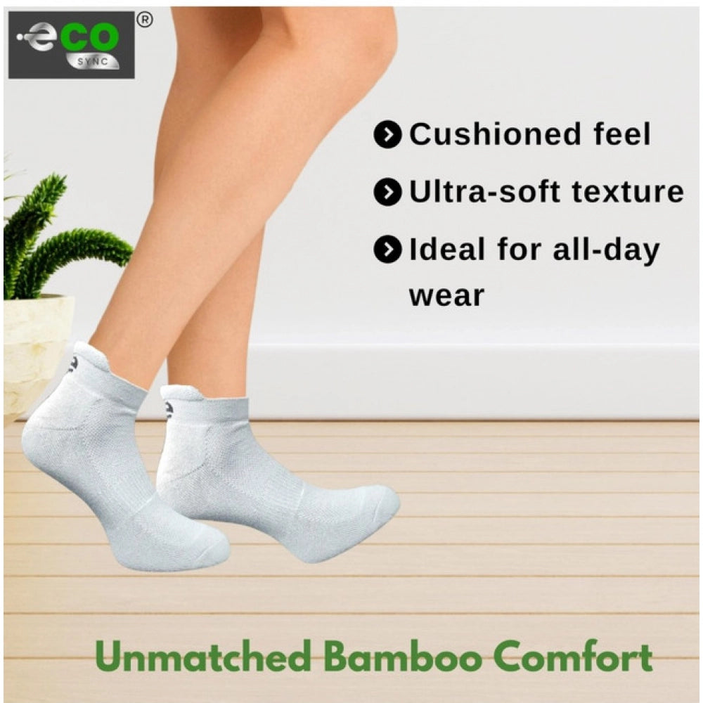 Generic 4_Pair Set Unisex Casual Cotton Printed Ankle Length Socks (Multicolor)