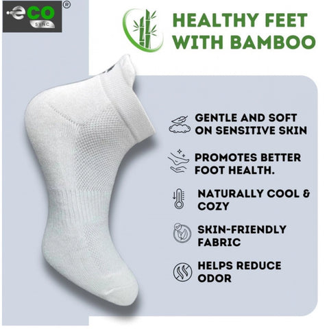 Generic 4_Pair Set Unisex Casual Cotton Printed Ankle Length Socks (Multicolor)