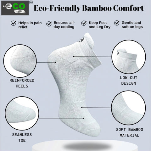 Generic 4_Pair Set Unisex Casual Cotton Printed Ankle Length Socks (Multicolor)