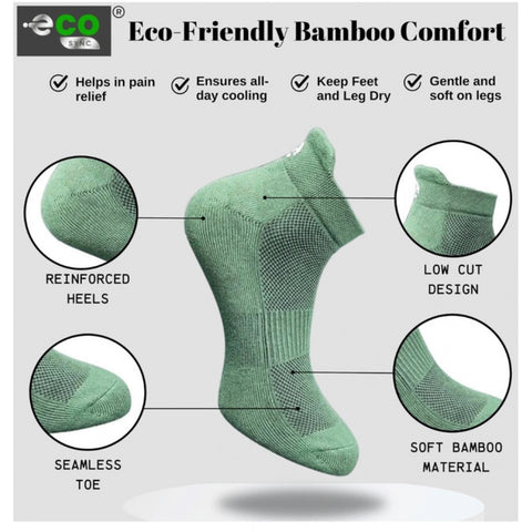 Generic 4_Pair Set Unisex Casual Cotton Printed Ankle Length Socks (Multicolor)