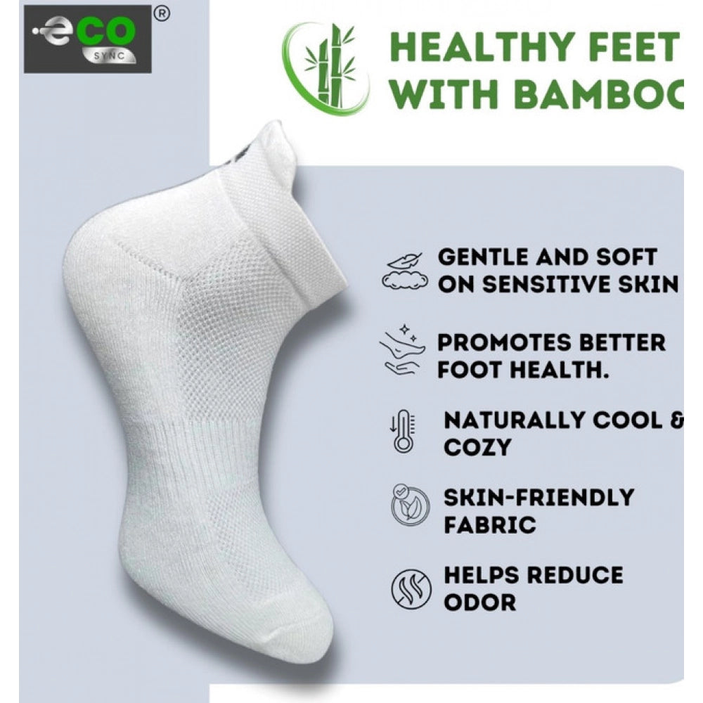 Generic 4_Pair Set Unisex Casual Cotton Printed Ankle Length Socks (Multicolor)